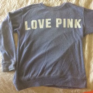LOVE PINK periwinkle sweater